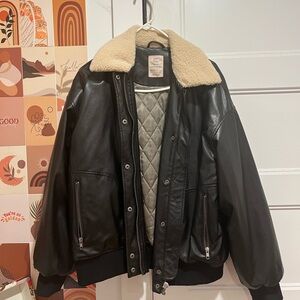 We the free leather jacket